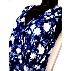 Banana Republic Women's strapped Floral Midi sundress with side tie.